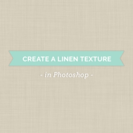 how to create linen texture in photoshop